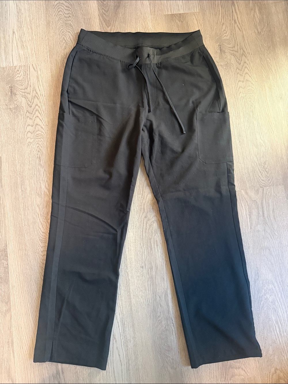 Mandala black scrub bottoms